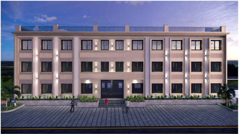 A G+3 PEB Hostel — Pre-Engineered, faster to build